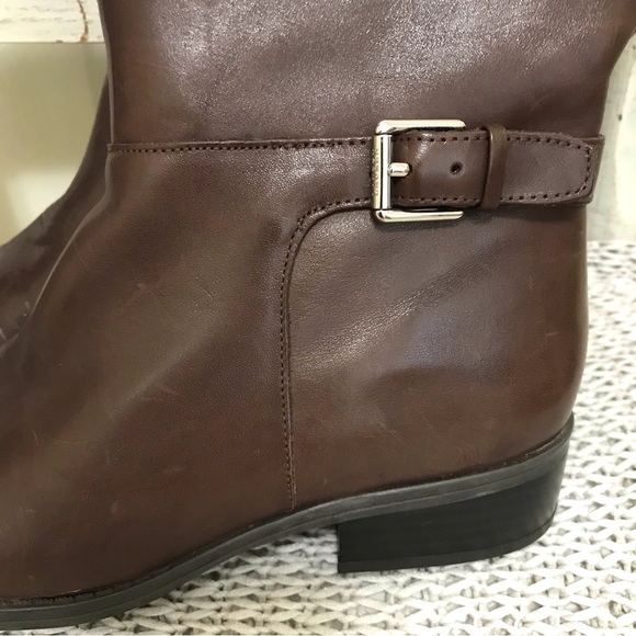 Ralph Lauren Madisen Monogram Leather Riding Boot - Picture 13 of 16